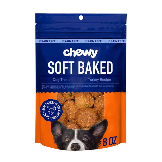 Soft-Baked Turkey Recipe Grain-Free Dog Treats