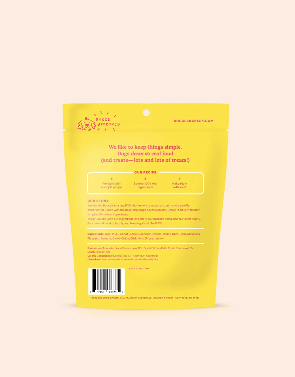 Bocces bakery Banana Chip Soft & Chewy Treats