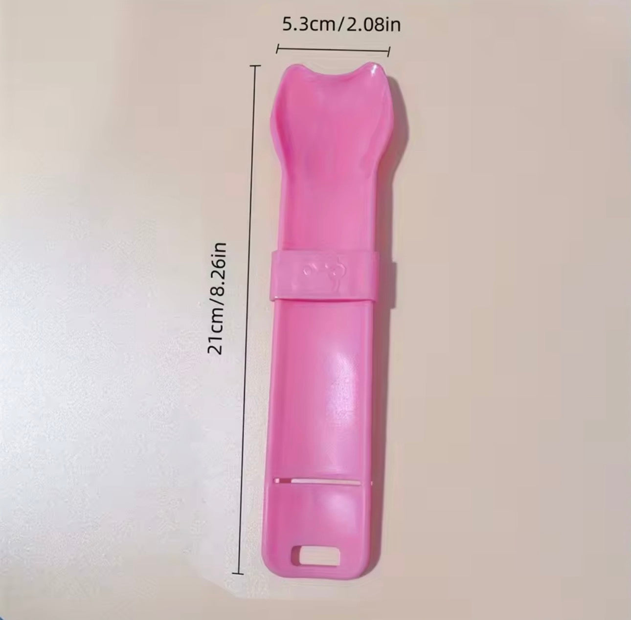 Spoon Licking Feeding Dispenser for Liquid Snack Puree