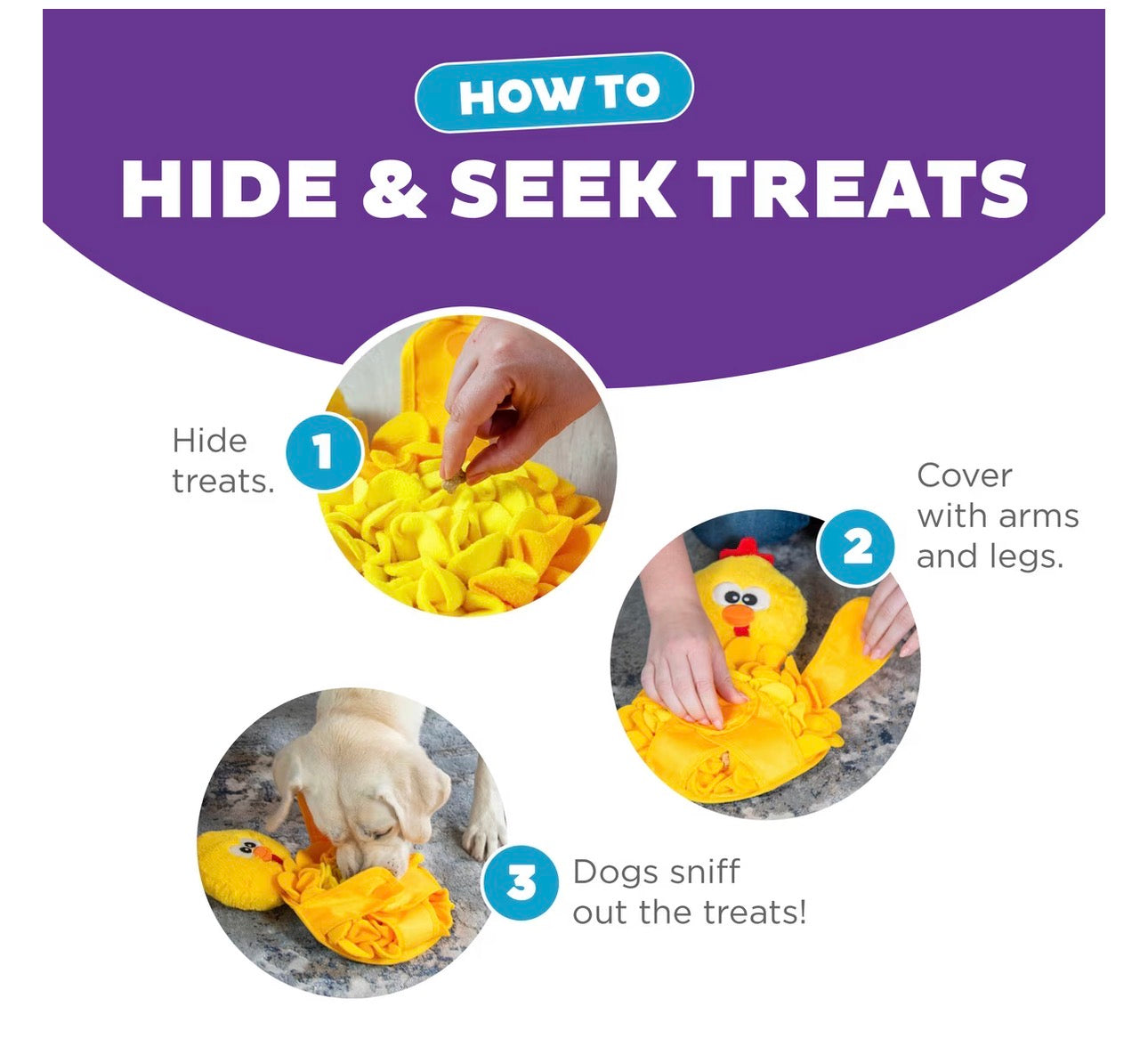 Nina Ottosson by Outward Hound Snuffle Palz Interactive Plush Puzzle & Snuffle Mat Dog Toy, Bird