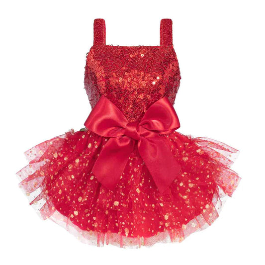 SPARKLY SEQUIN DOG TUTU DRESS