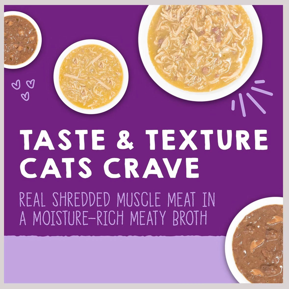 Stella & Chewy's Carnivore Cravings Savory Shreds Variety Pack Cat Food, 2.8-oz can, case of 12