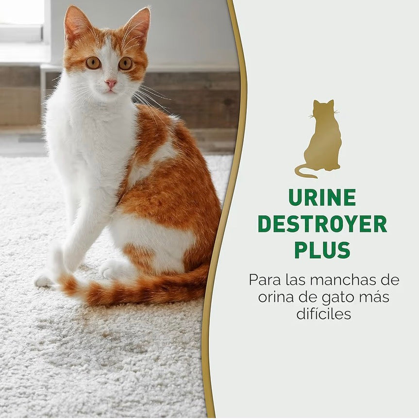 Nature's Miracle Urine destroyer Plus para Gatos, 1 galon
