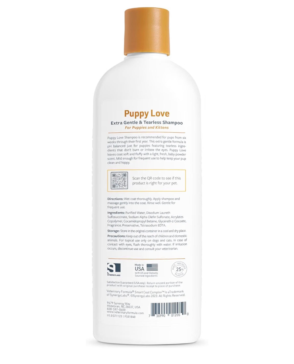 Veterinary Formula - Puppy love extra gentle and tearless shampoo