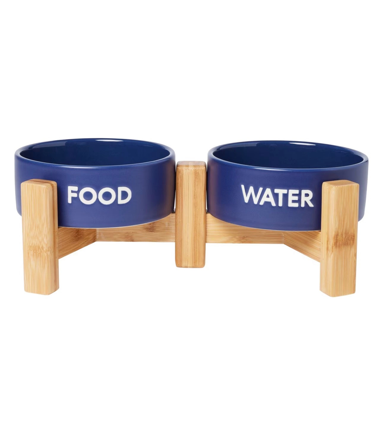 Double Diner Ceramic Dog/Cat Bowl, Medium: 3 cup