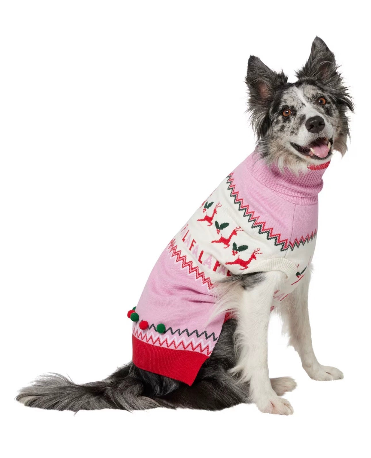 Fa La La 3D Dog & Cat Turtleneck Sweater