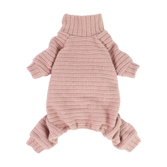 pijama cuello tortuga tejido