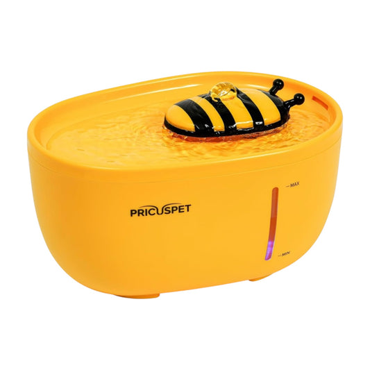 Fuente para mascotas de 68 oz/2 L, dispensador automático de agua para perros con 2 filtros de carbono adicionales