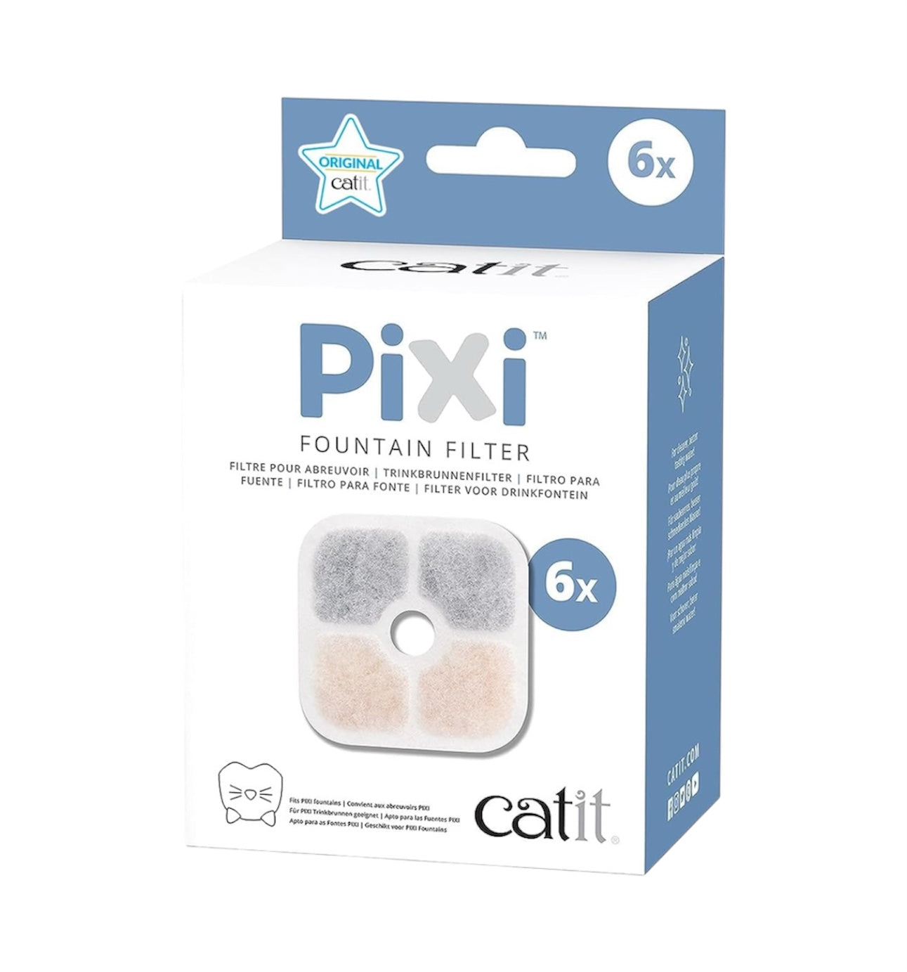 Catit PIXI - Filtro original de fuente de bebida para gatos