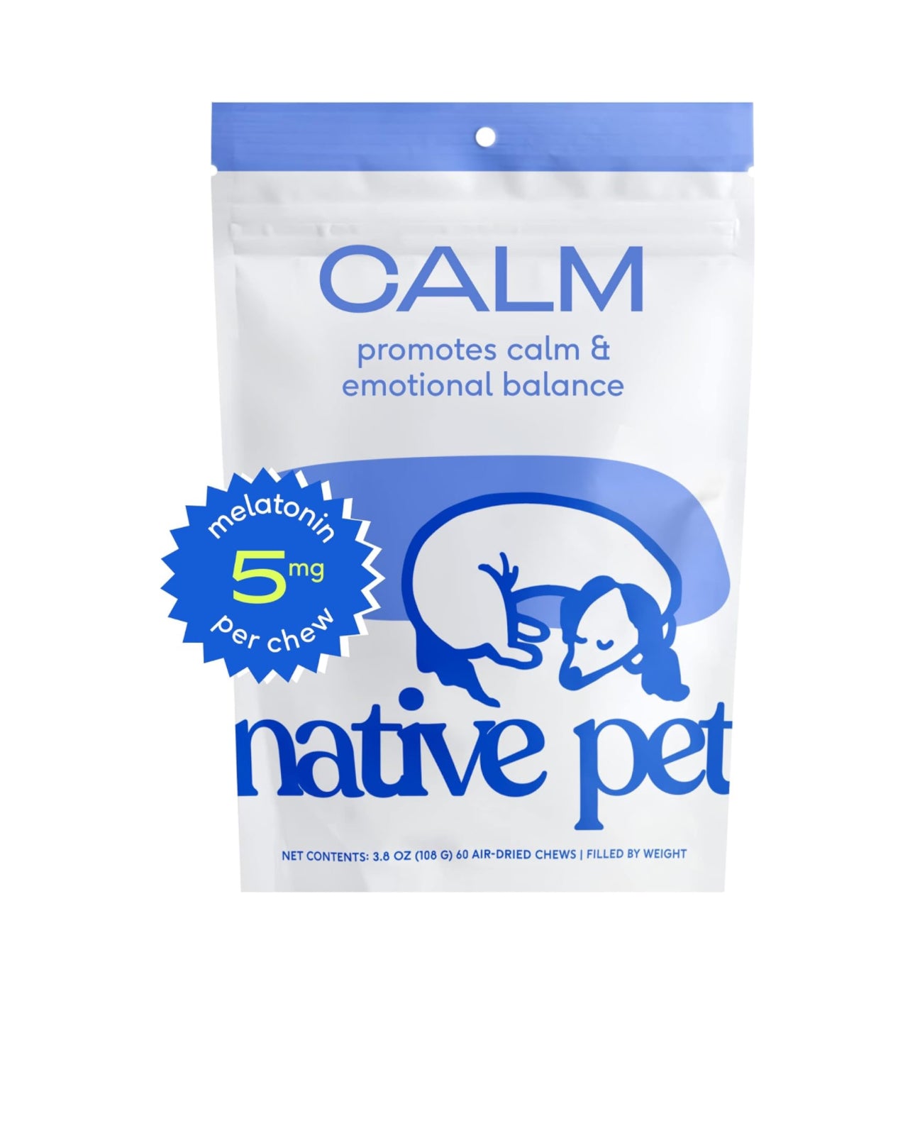 CALM Native Pet alivio de ansiedad para perros