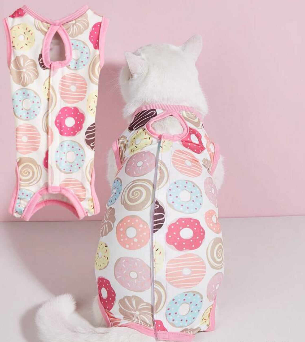 Traje post operatorio para gatos y perros pequeños