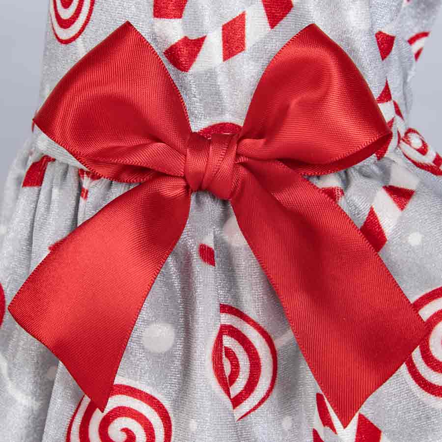 Christmas Candy Dog Dress