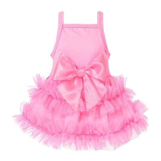 Bohemian Dog Tutu Dress PINK