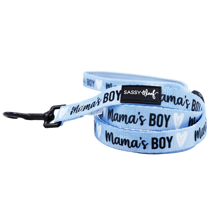 Sassy woof- pechera y correa Mamas boy
