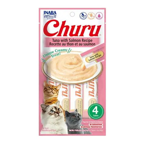 Churu tuna and salmon, 4 unidades