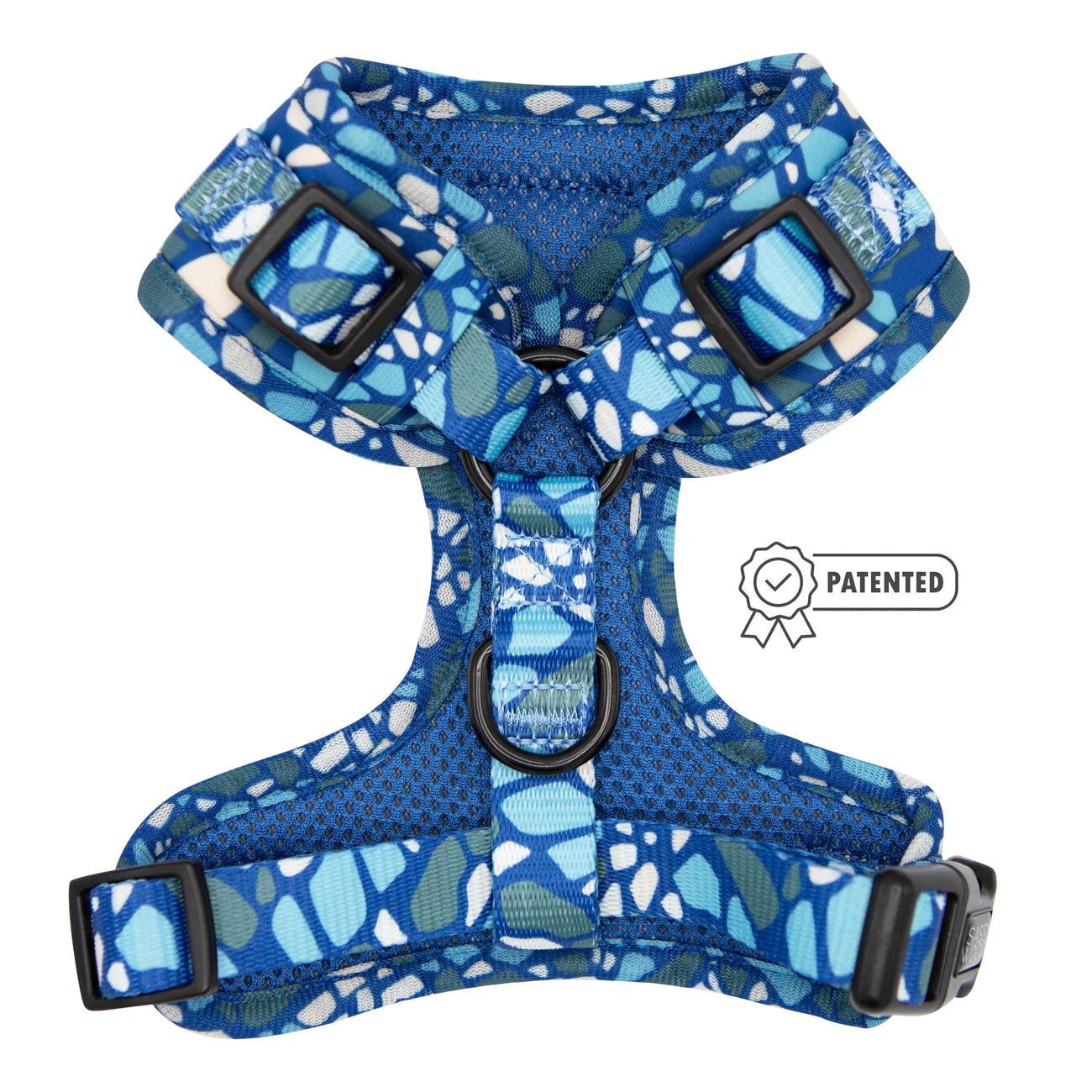 Pechera y correa ajustable Sassy Woof - Santorini