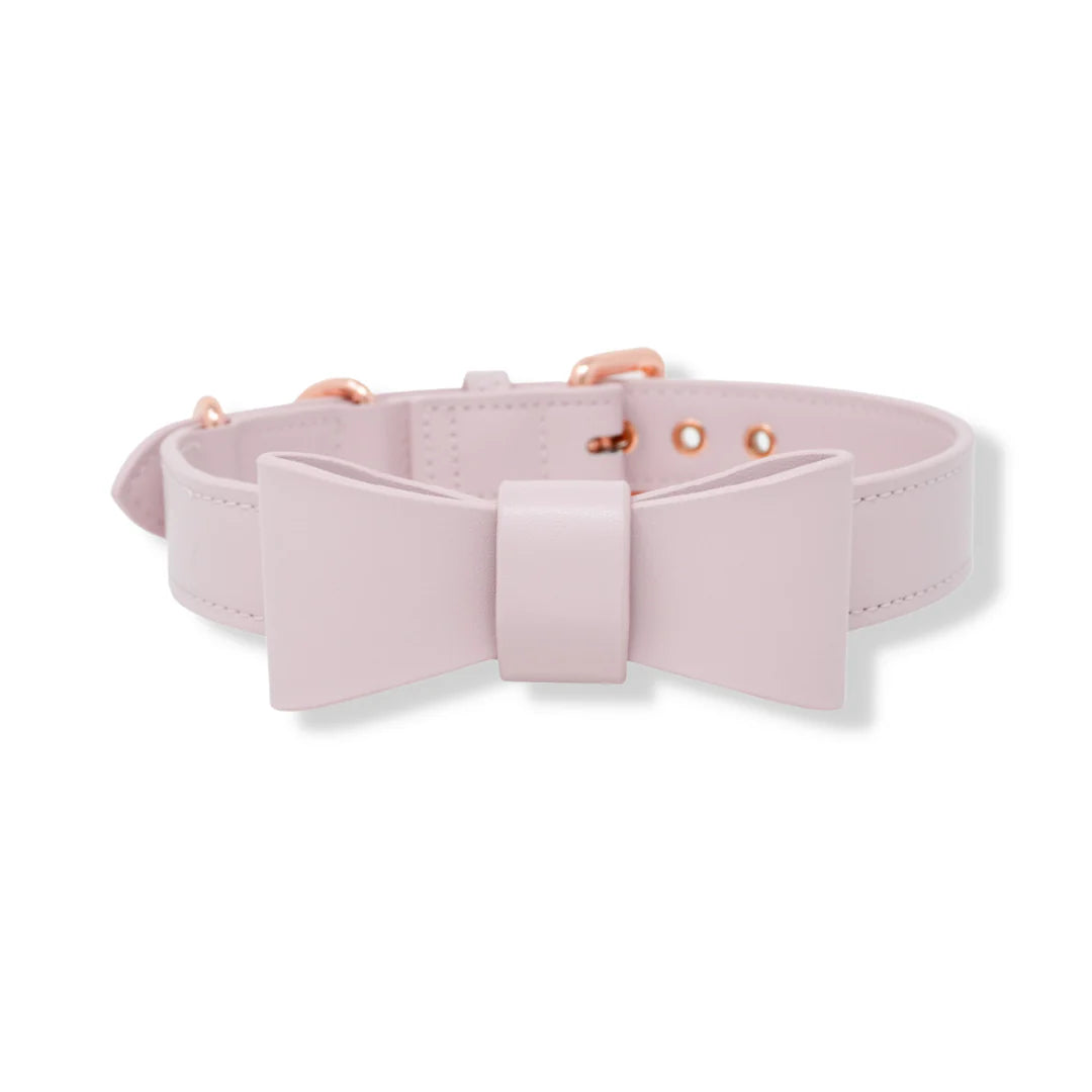 Signature Collar & Leash Set - Blush Pink