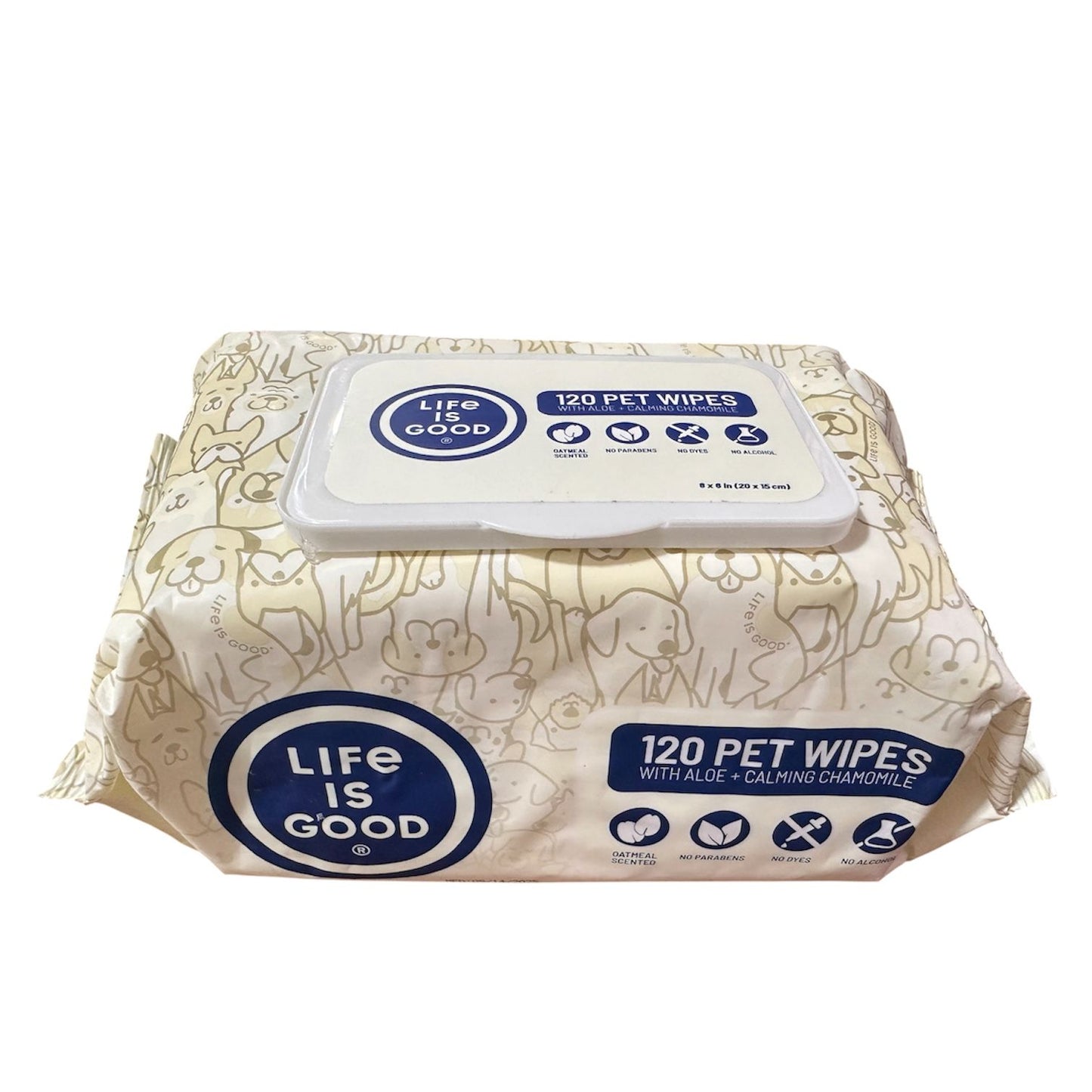 Pet wipes, 120 count