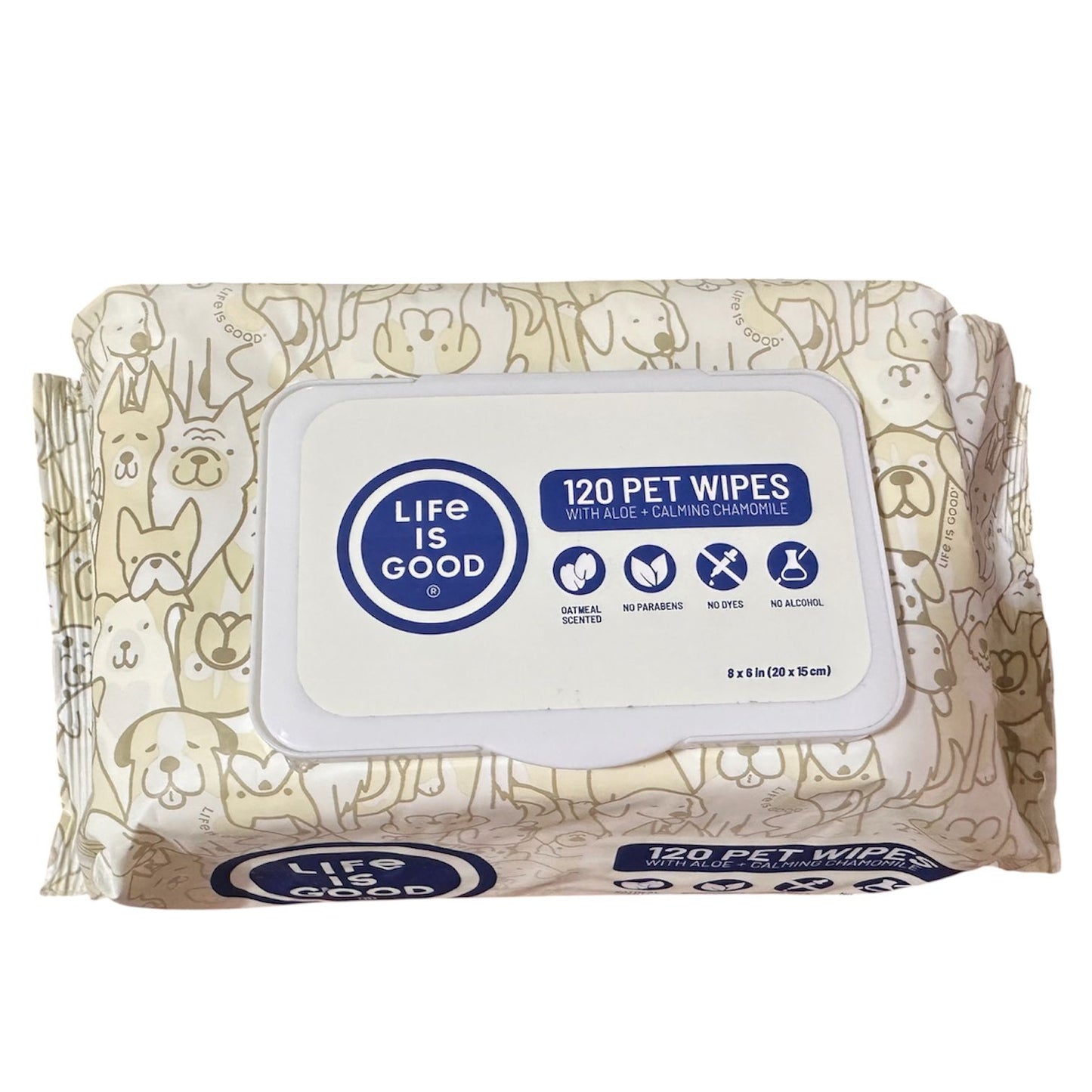 Pet wipes, 120 count