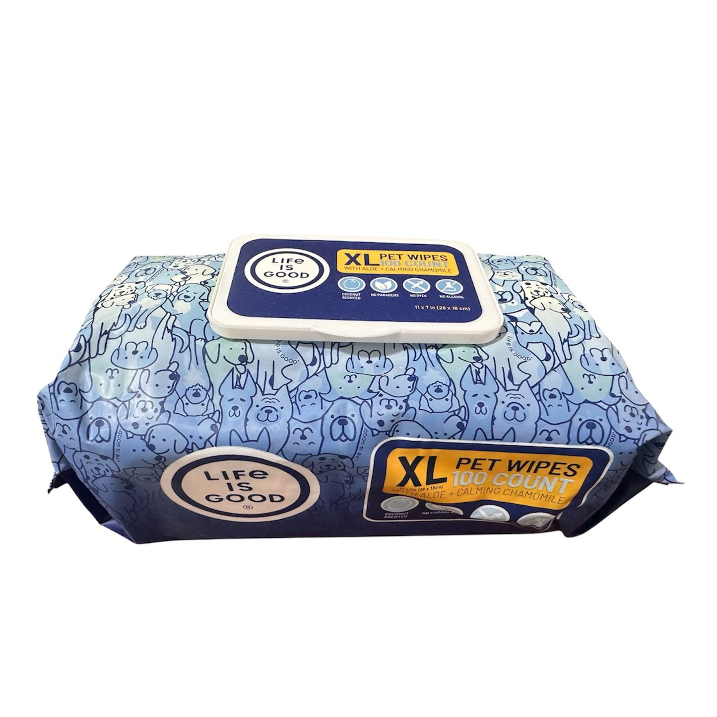 XL pet wipes, 100 count