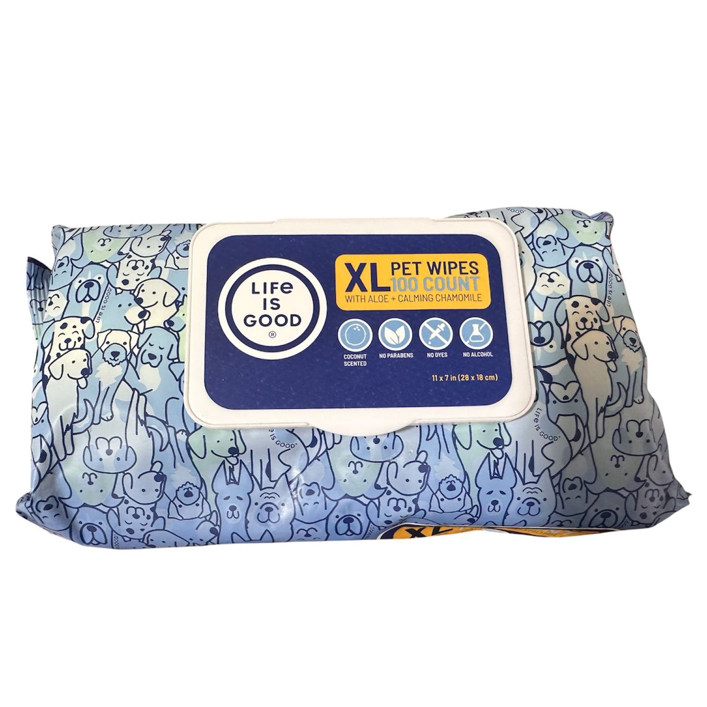 XL pet wipes, 100 count