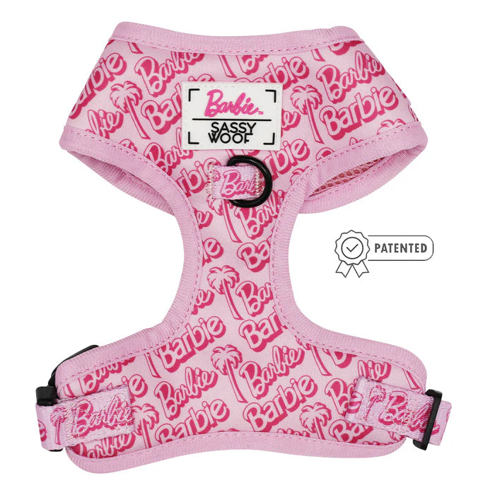 Sassy Woof- Pechera y correa BARBIE™ Malibu