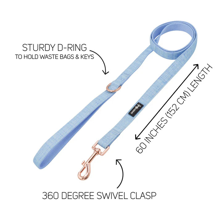 Sassy Woof- pechera ajustable y correa Blumond
