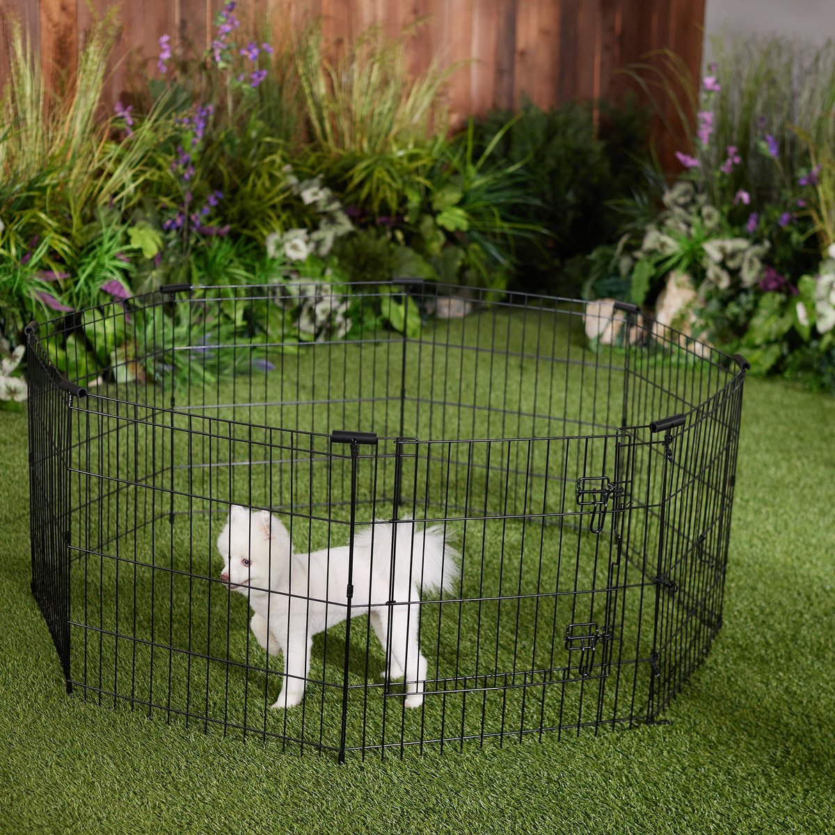 Frisco Corral para mascotas 8 paneles 30 pulgadas