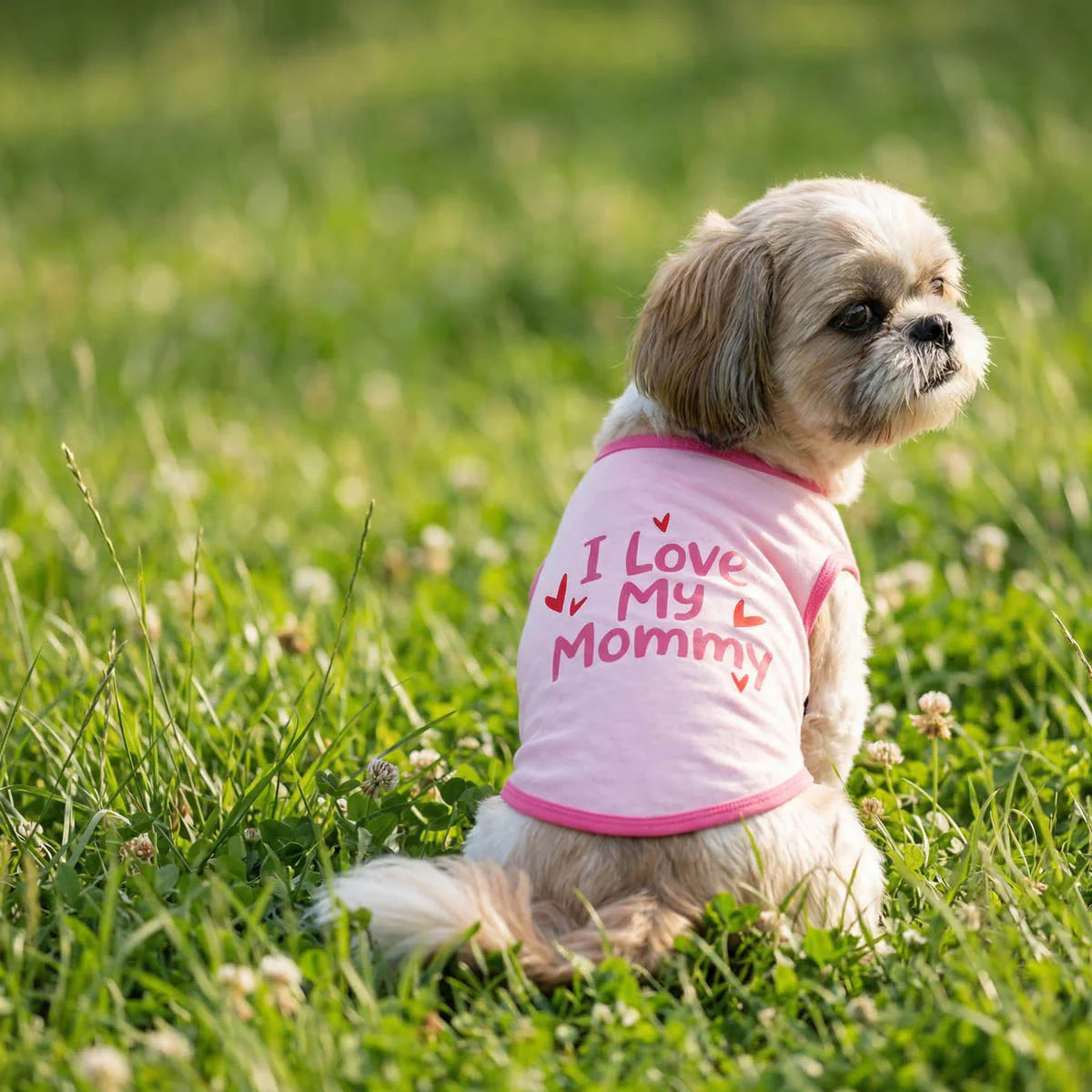 I Love My Mommy Dog Shirt