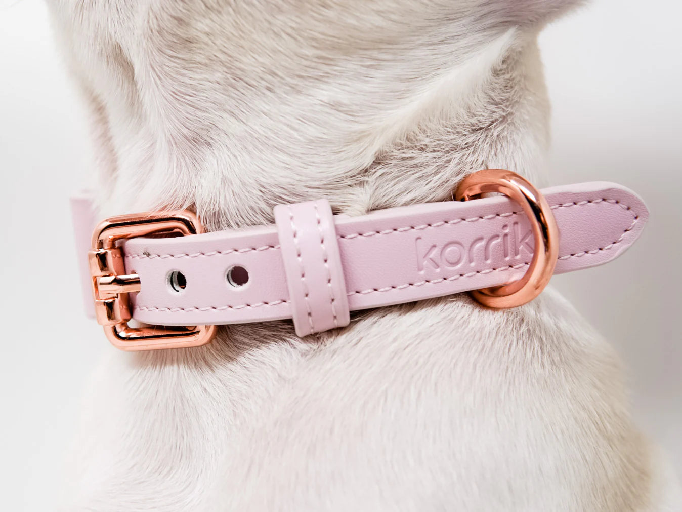 Signature Collar & Leash Set - Blush Pink