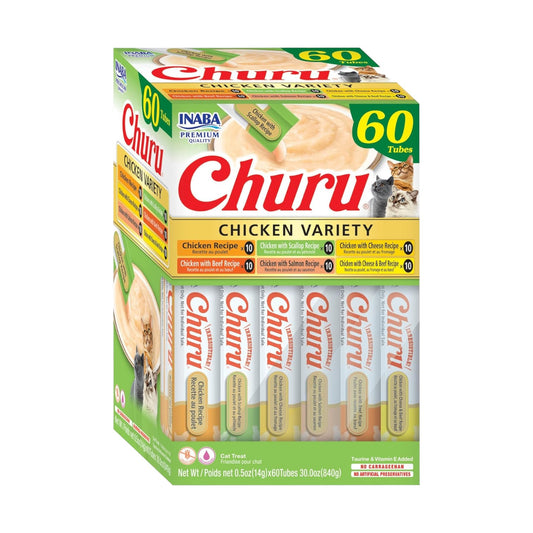 INABA Churu - Golosinas para gatos,60 tubos