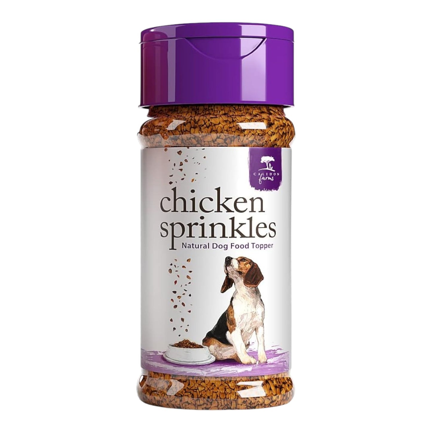 Caledon Farms Pollo Sprinkles - Decoración de comida para perros, 4.23 oz