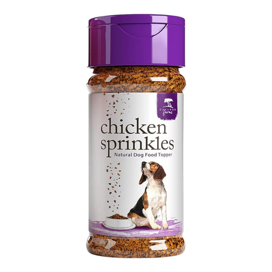 Caledon Farms Pollo Sprinkles - Decoración de comida para perros, 4.23 oz