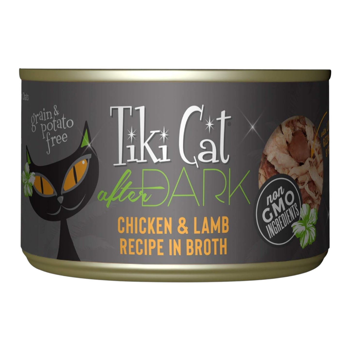 Tiki Cat After Dark lata por unidad 5.5 onzas