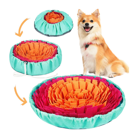 Alfombrilla de olfateo para perros, alfombrilla interactiva para olfatear y comer lentamente