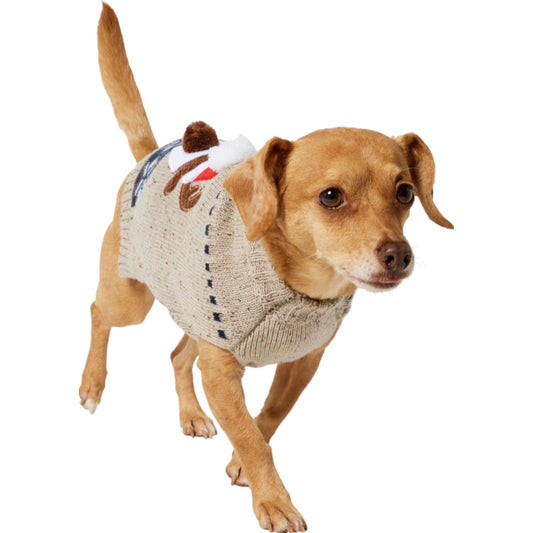 Smiling Reindeer Dog & Cat Sweater