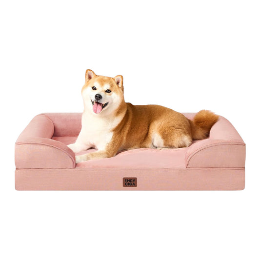 Cama ortopédica para perro grande, funda extraíble lavable