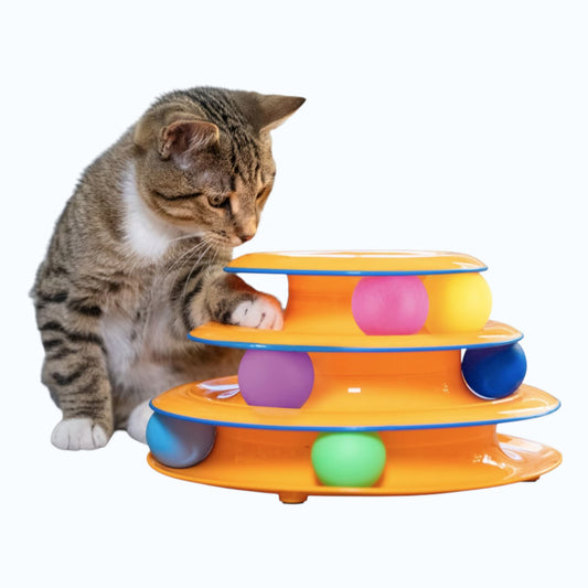 Catstages Tower of Tracks Interactive Cat Toy