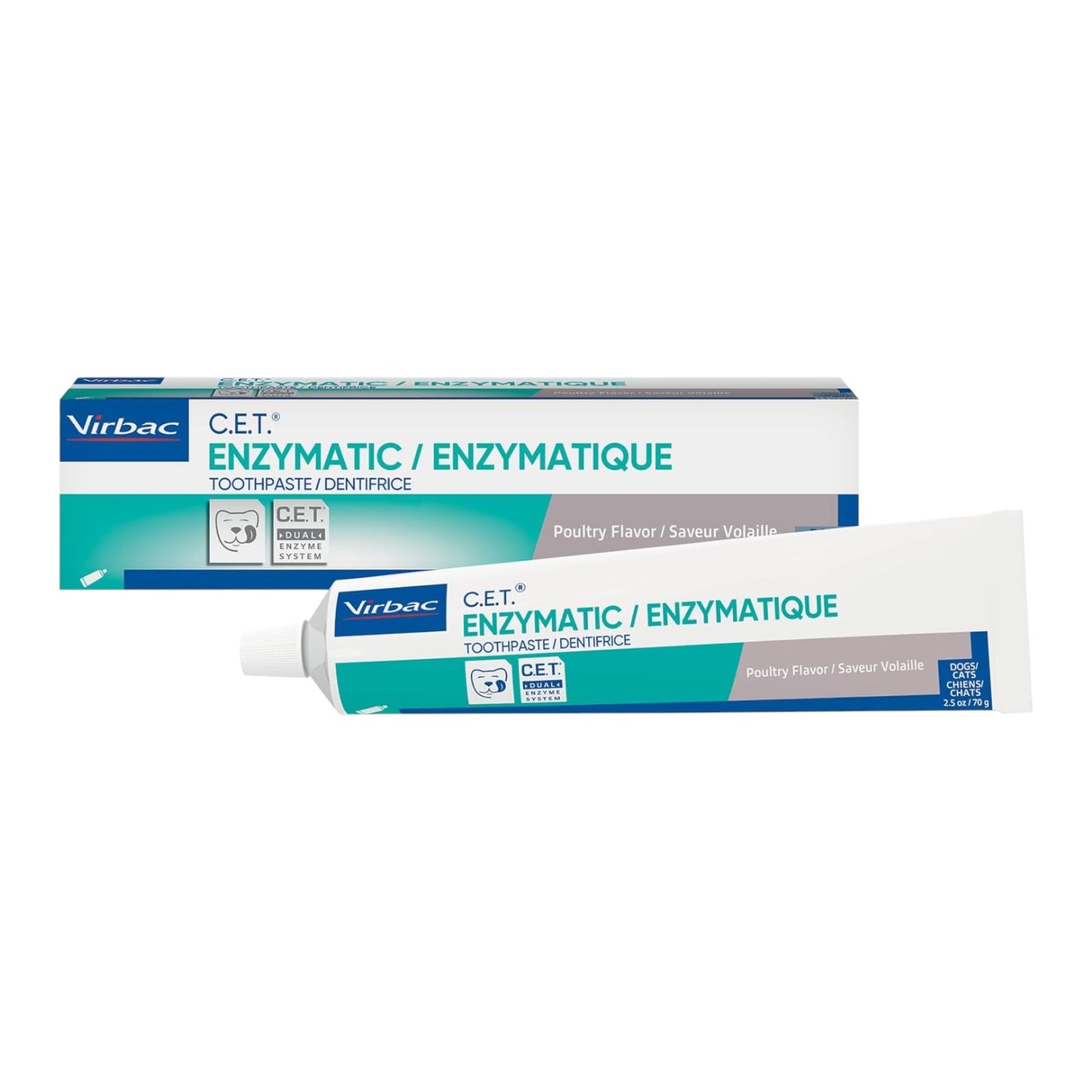 Pasta de dientes enzimática Virbac para perros y gatos