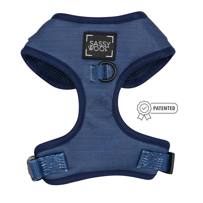 Sassy woof- Dog Adjustable Harness (Pechera y correa) - Twilight
