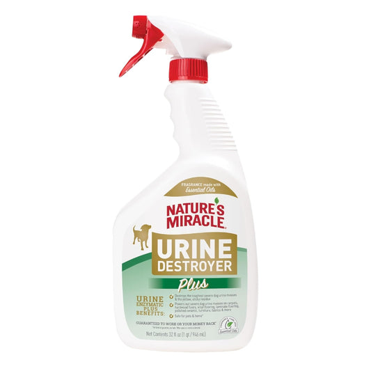 Nature's Miracle Urine Destroyer Plus Dog, 32 onzas, fórmula enzimática