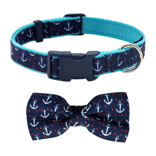 Collar de perro con corbatín