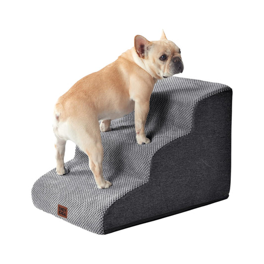 Rampa de escalera curva para perros