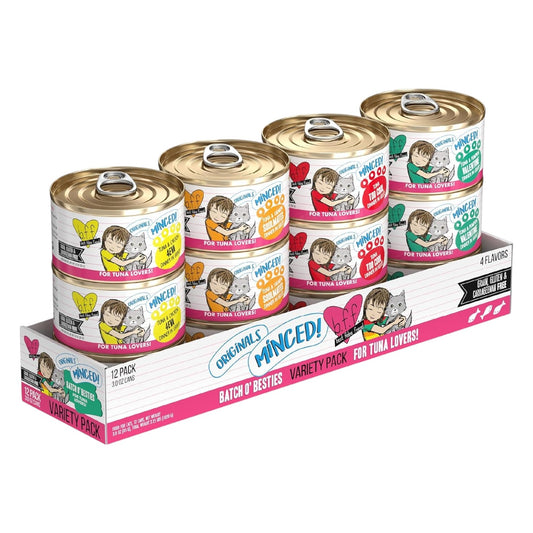 Weruva latas de comida húmeda para gatos sin granos y bolsas B.F.F. paquete 12 - 2.8 oz