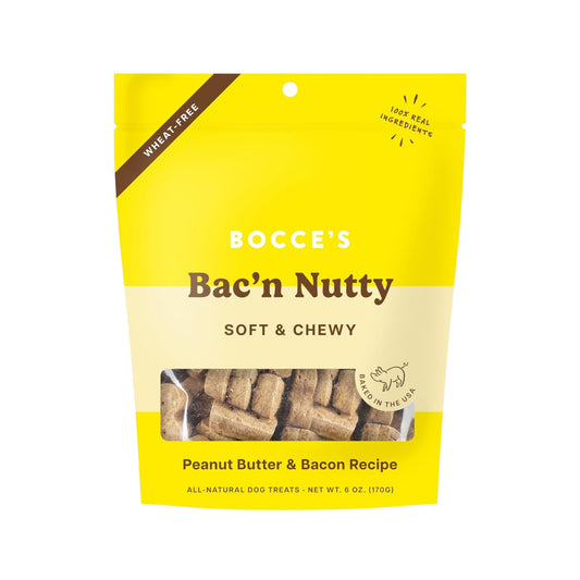 Bocce's Bakery Bac'n Nutty Golosinas suaves y masticables