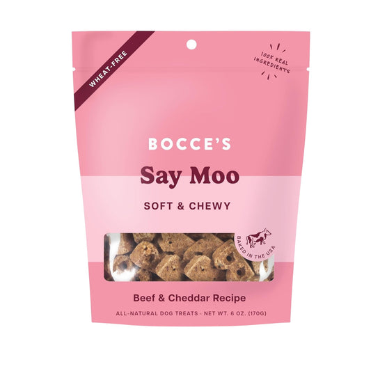 Bocce's Bakery Horno Baked Say Moo Golosinas para perros