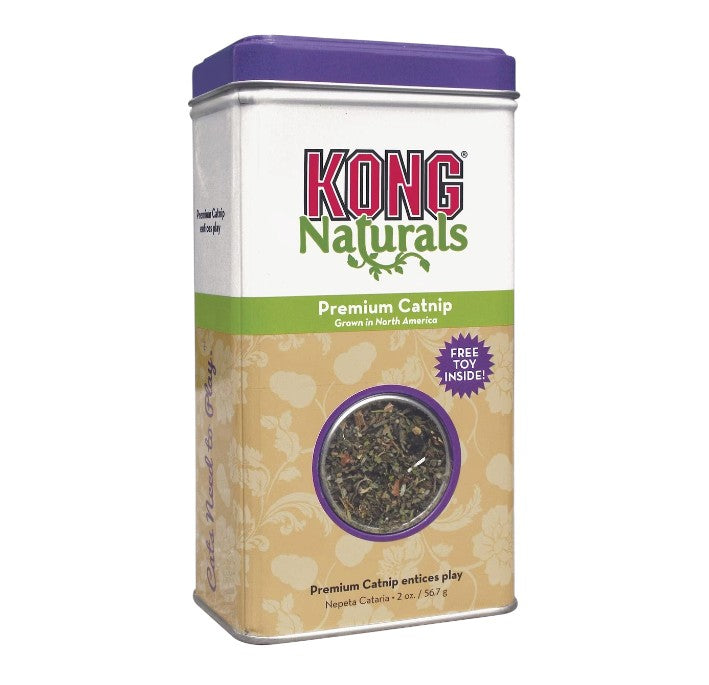 KONG Naturals Premium Catnip, 2-oz tin