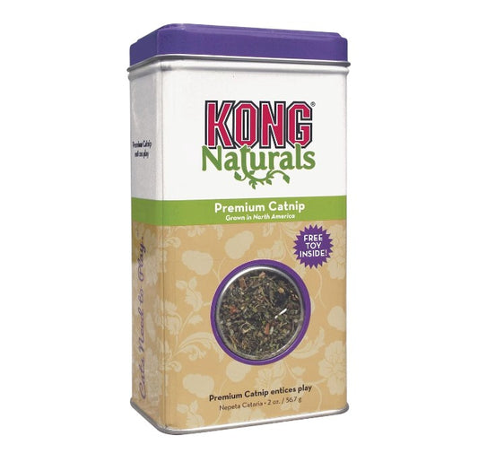 KONG Naturals Premium Catnip, 2-oz tin